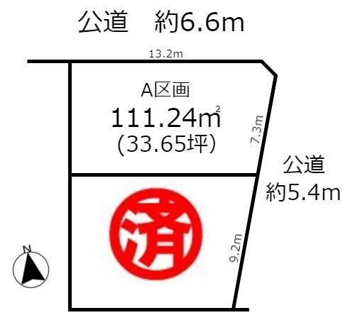 一宮市木曽川町黒田字井桁畔の土地