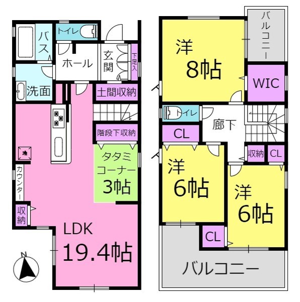 一宮市浅井町小日比野字東裏の中古一戸建て