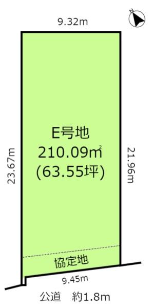 土地・一宮市西五城字宮西　E号地