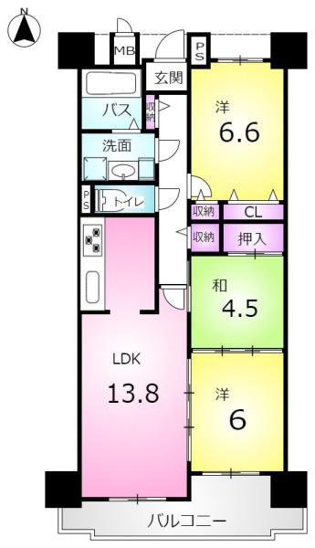 シャトレ愛松尾西V