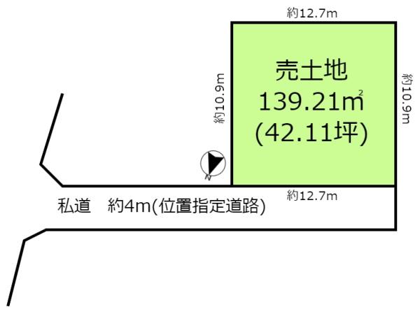 一宮市東五城字上川田の土地