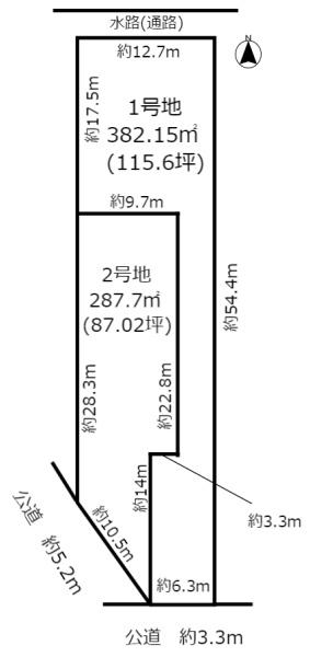 一宮市西五城字山方の土地