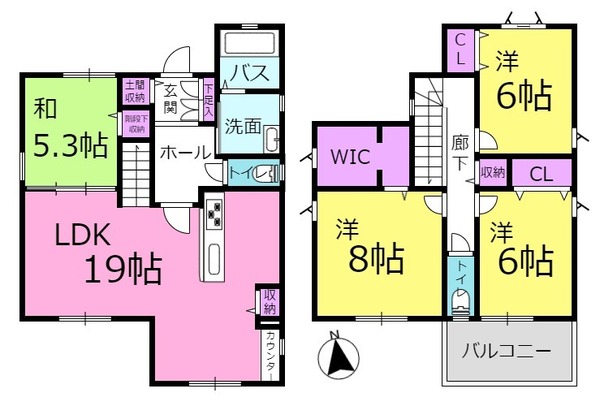 一宮市浅井町小日比野字東裏の中古一戸建て