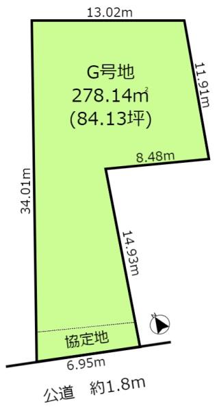 一宮市西五城字宮西の土地