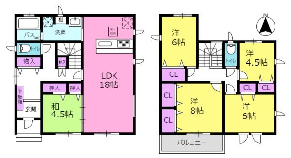 一宮市小信中島字郷北の中古一戸建て