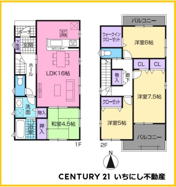 ファーストタウン一宮市第5木曽川町外割田　2号棟