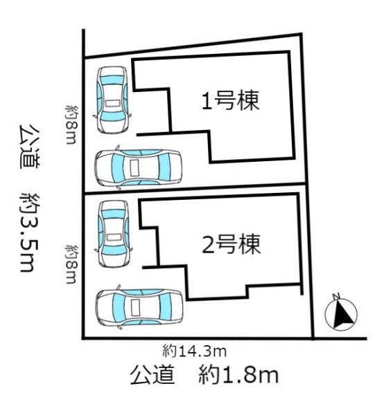 いろどりアイタウン一宮市木曽川町外割田　2号棟