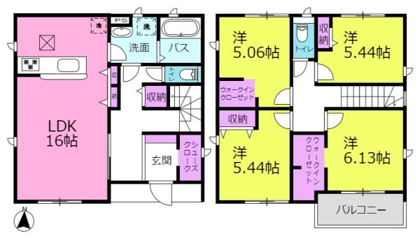 リーブルガーデン一宮市木曽川町黒田　2号棟