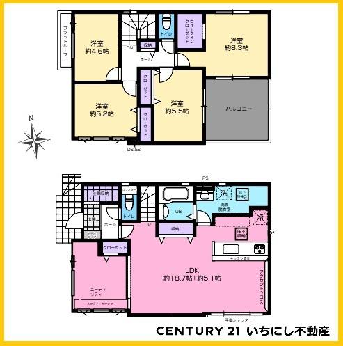 ケイアイスタイル一宮市浅井町1期　1号棟