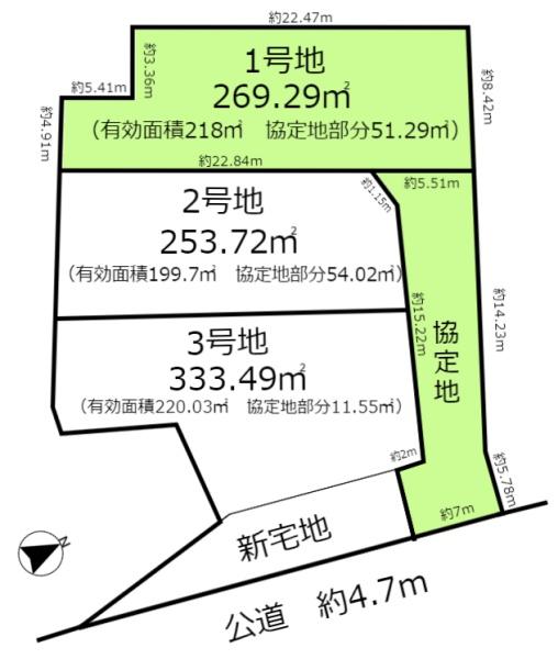 土地・一宮市千秋町穂積塚本字郷内　1号地