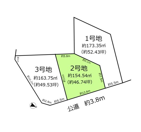 土地・一宮市平島一丁目　2号地