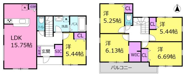 リーブルガーデン一宮市馬見塚西ノ山　3号棟