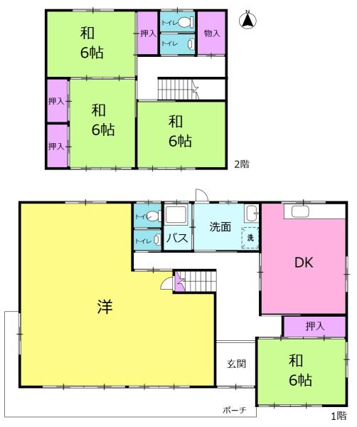 一宮市浅井町大日比野字東出の中古一戸建て