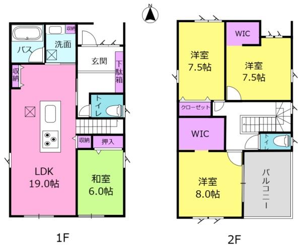 一宮市佐千原字北郷の中古一戸建