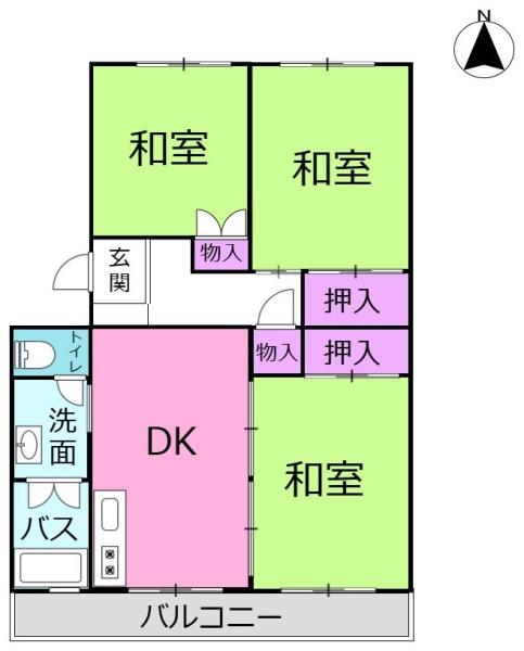 マンションニュー木曽川D棟