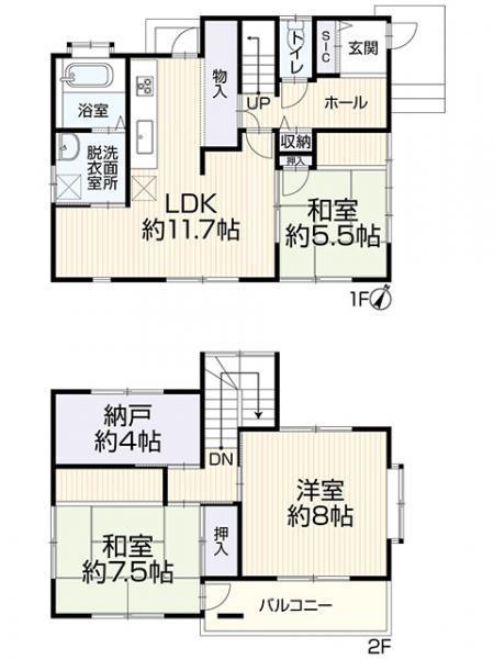 横浜市港南区下永谷５丁目の中古一戸建