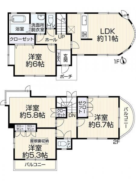 横浜市港南区笹下５丁目の中古一戸建