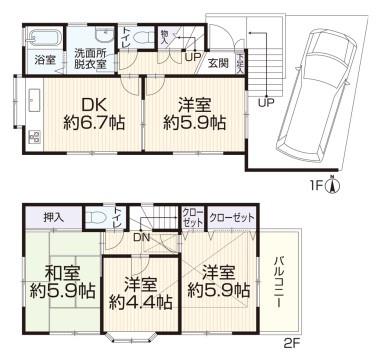 横浜市泉区岡津町の中古一戸建