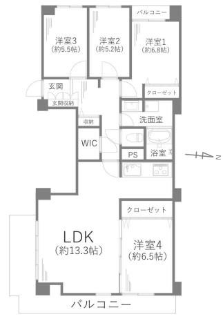 港南台コートハウス２号棟