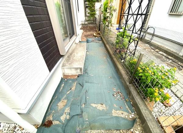 横浜市鶴見区上の宮2丁目の中古一戸建て(庭)