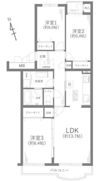 港南台プリンスハイツ６号館