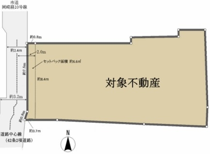 左京区岡崎入江町　条件なし土地