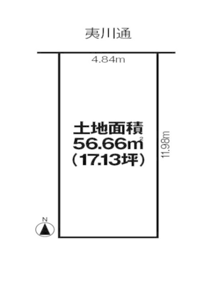 中京区薬屋町　条件なし土地