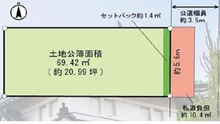中京区西ノ京内畑町　条件なし土地