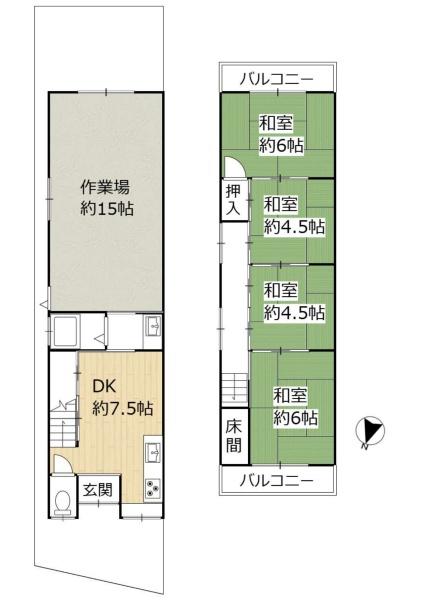 京都市北区大北山原谷乾町の中古一戸建て