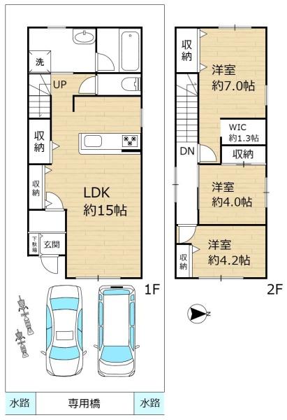京都市北区西賀茂大道口町の中古一戸建