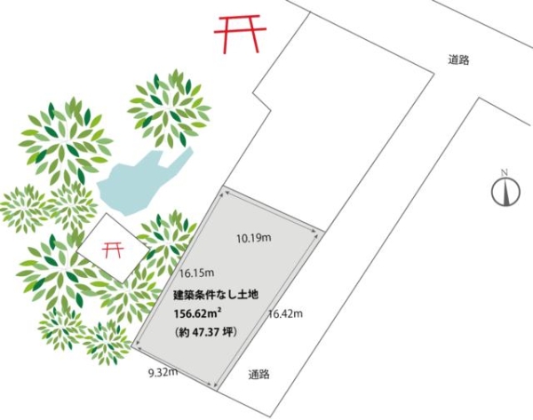 京都市北区衣笠赤阪町の土地