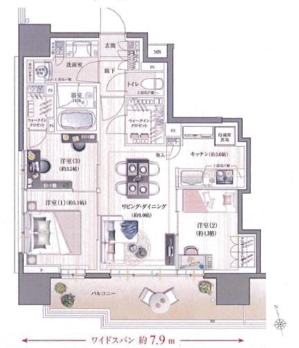 クレヴィア南千住RIVERSIDETWIN