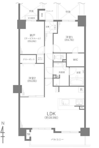 ジェイパーク北千住モナクレイス