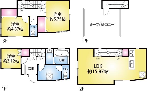 荒川区町屋７丁目の中古一戸建