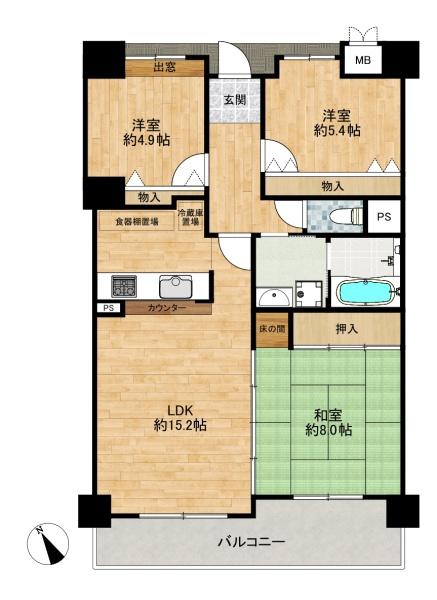 リバライン井高野２号棟