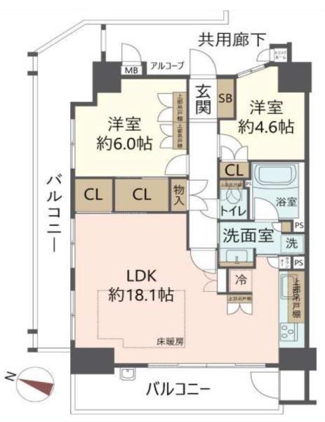 パークナード新北野