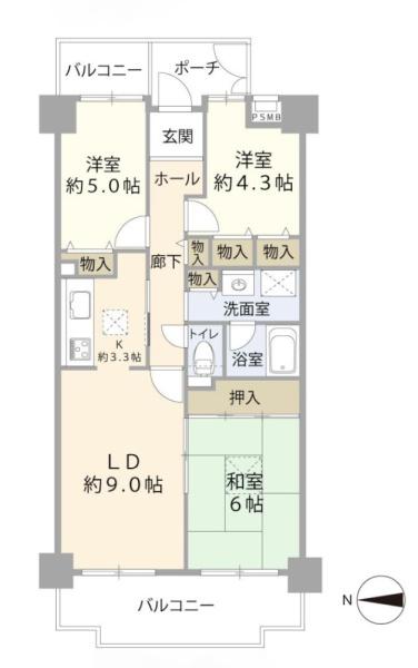 ユニライフ北大阪３号棟