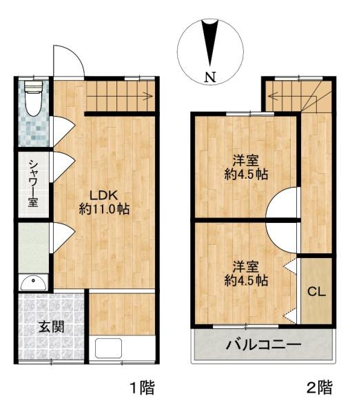 大阪市生野区巽西４丁目の中古テラスハウス