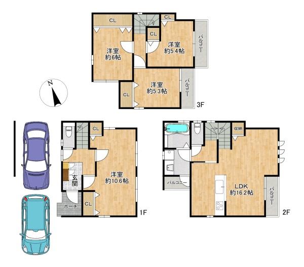 南江口２丁目　中古戸建