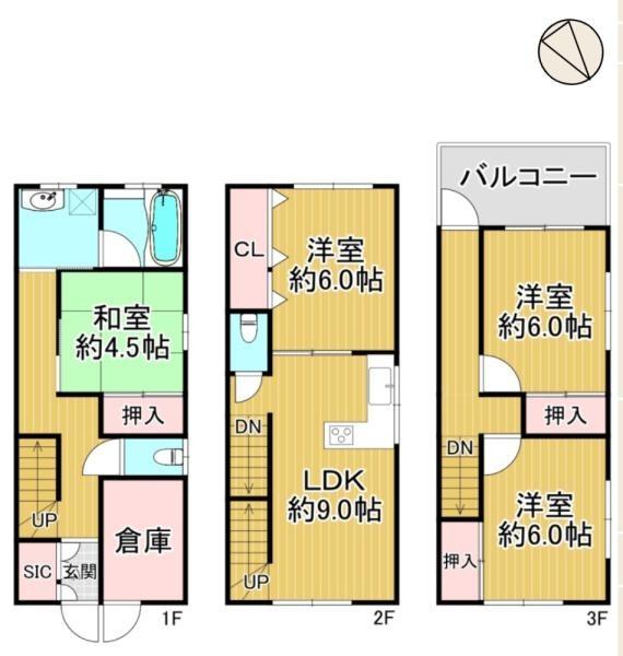 淀川区東三国２丁目　中古戸建