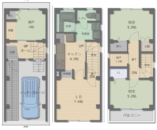 淀川区田川１丁目　中古戸建