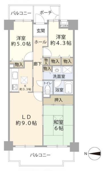 ユニライフ北大阪３号棟