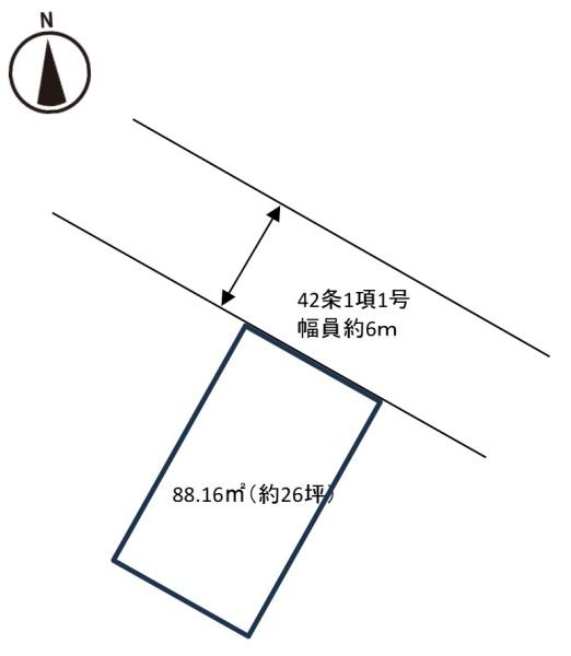 東淀川区瑞光１丁目　建築条件なし　売土地