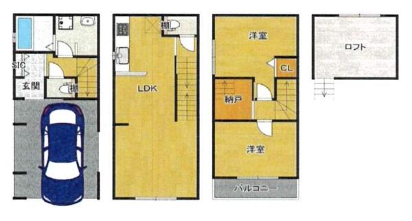 東淀川区下新庄５丁目　新築戸建