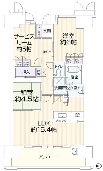 シティオアシス東三国(間取り)