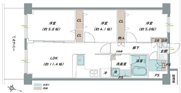 レックスタウン新高　壱号館