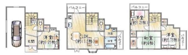 淀川区西三国３丁目　中古戸建