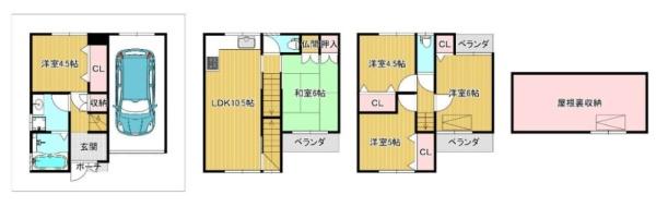 東淀川区下新庄２丁目　中古戸建