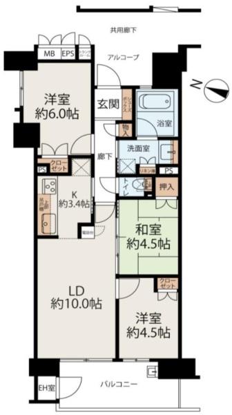 パークナード新北野