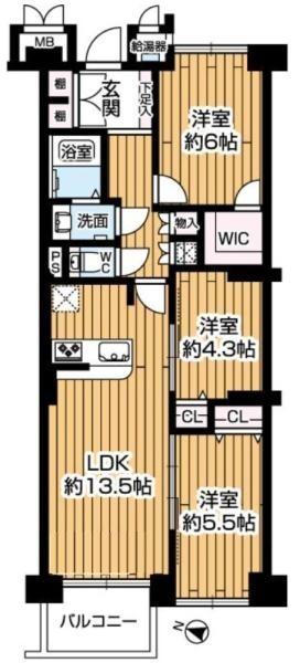 新北野第２コーポ西棟